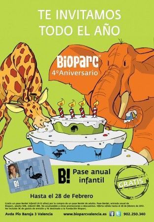 4 aniversario Bioparc Valencia