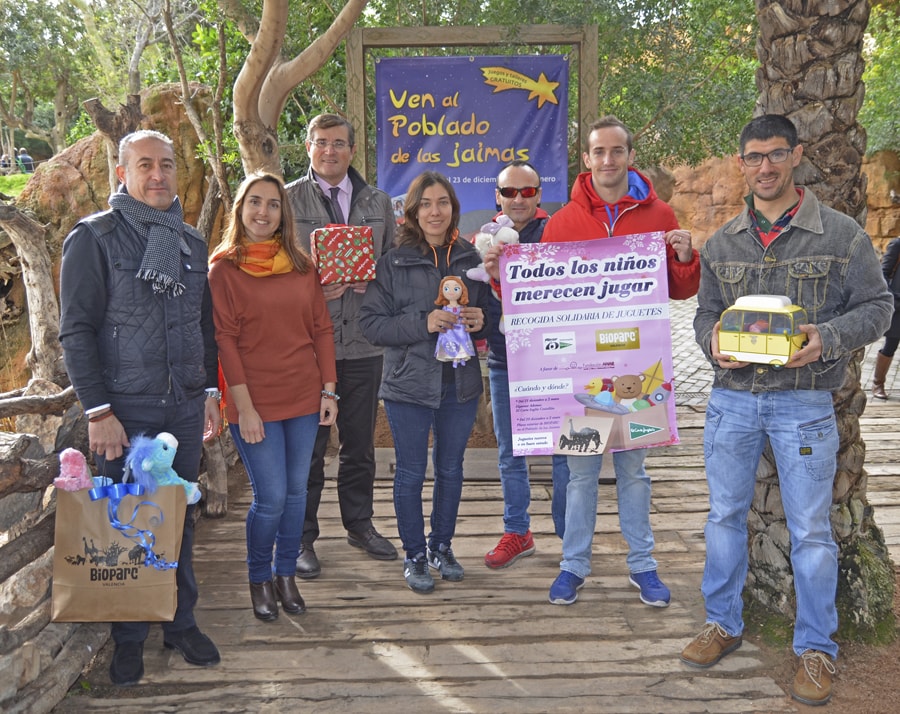 Recogida solidaria de juguetes en El Corte Inglés y BIOPARC Valencia para la Fundación ANAR