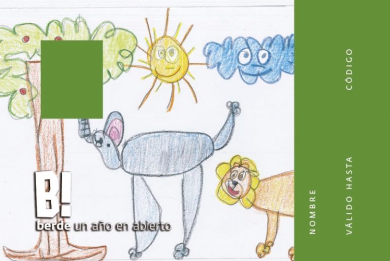 Fruto de la colaboración con el Hospital La Fe, el dibujo de un niño de 5 años ilustrará el Pase B! Infantil de BIOPARC 