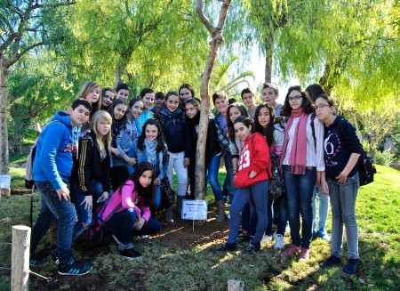 Bioparc Valencia celebra el día del árbol con un grupo escolar 31-1-13