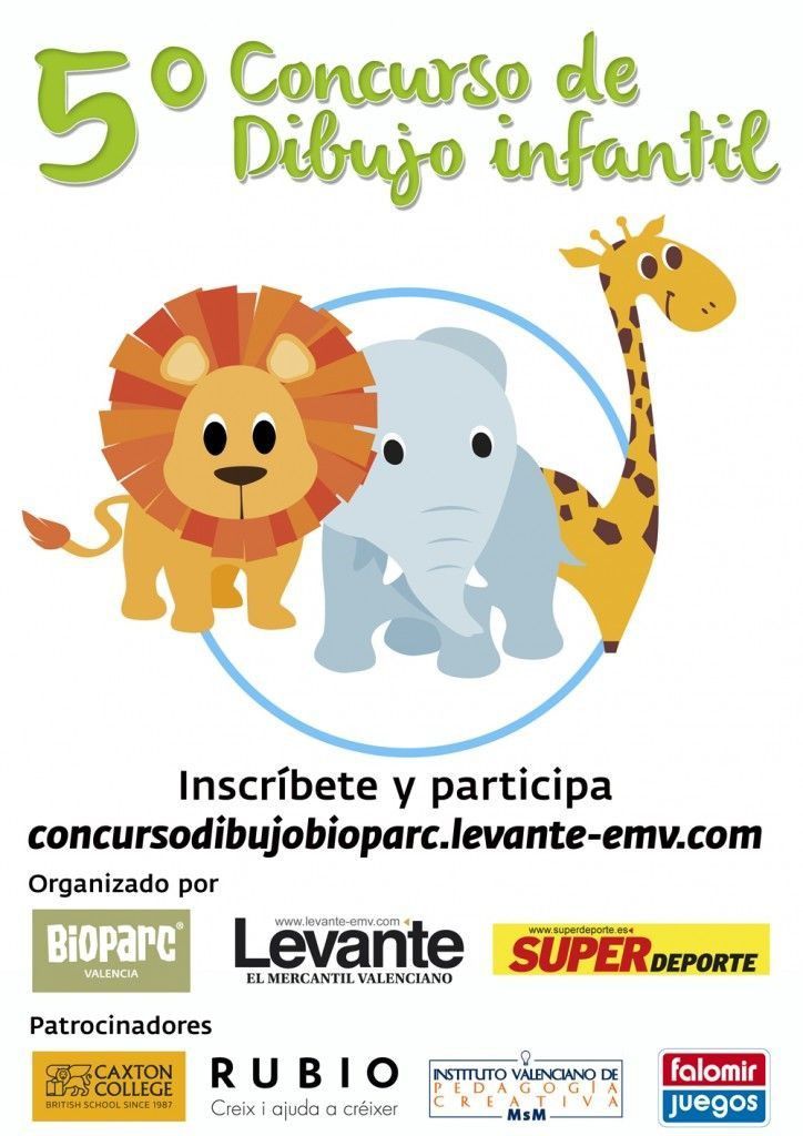 cartel V concurso dibujo BIOPARC - LEVANTE - SUPER web