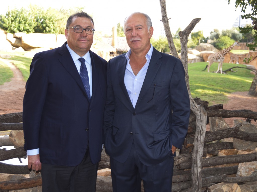 El patrono director de la Fundación DAMM junto al presidente de la Fundación BIOPARC - BIOPARC Valencia