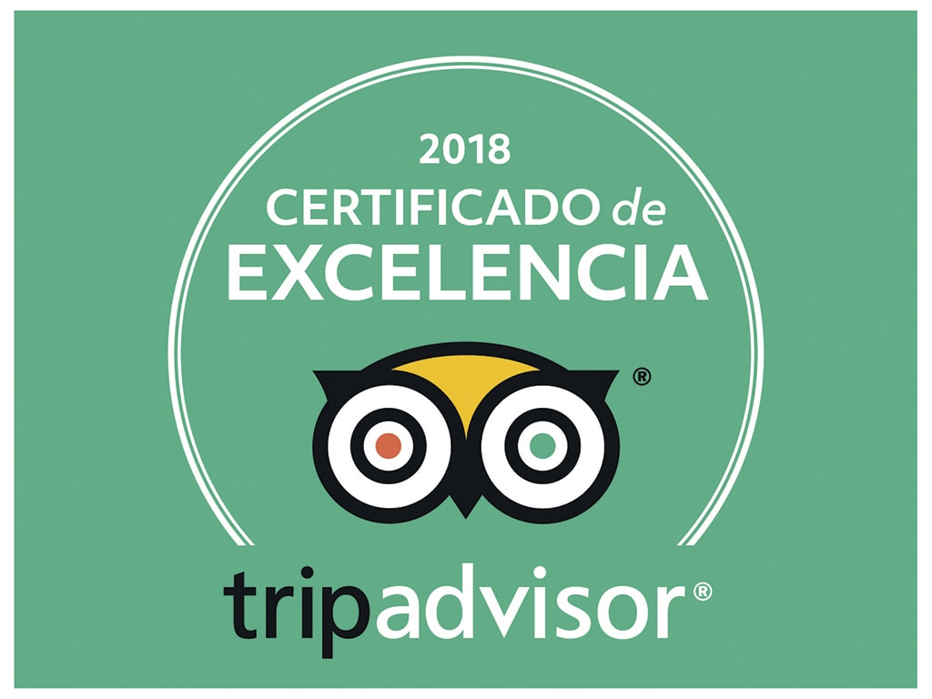 TripAdvisor - Certificado excelencia 2018 BIOPARC Valencia
