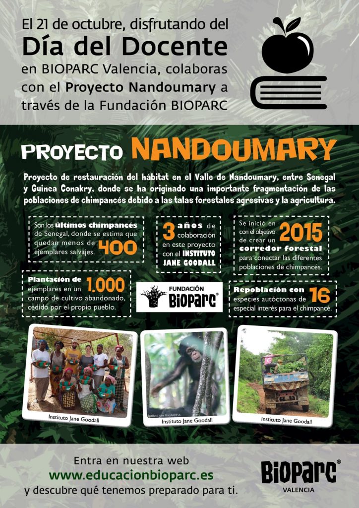 Día del Docente - Proyecto Nandoumary del Instituto Jane Goodall a través de Fundación BIOPARC