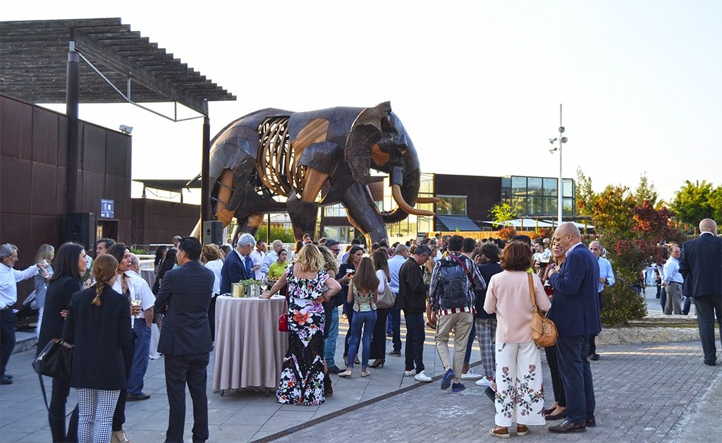 Evento inauguración elefante Escipión