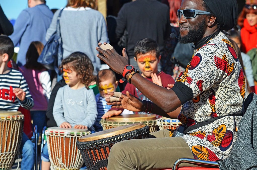 Poblado de las Jaimas 2018 - percusión africana