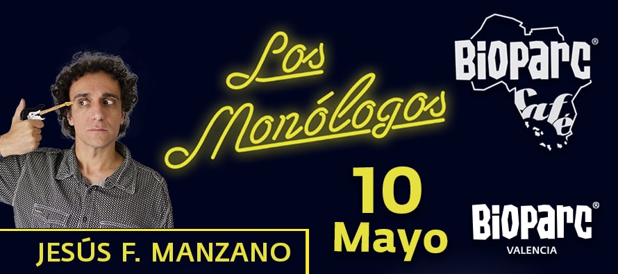 BIOPARC Café nos trae este viernes 10 a Jesús F. Manzano en su ciclo de Monólogos