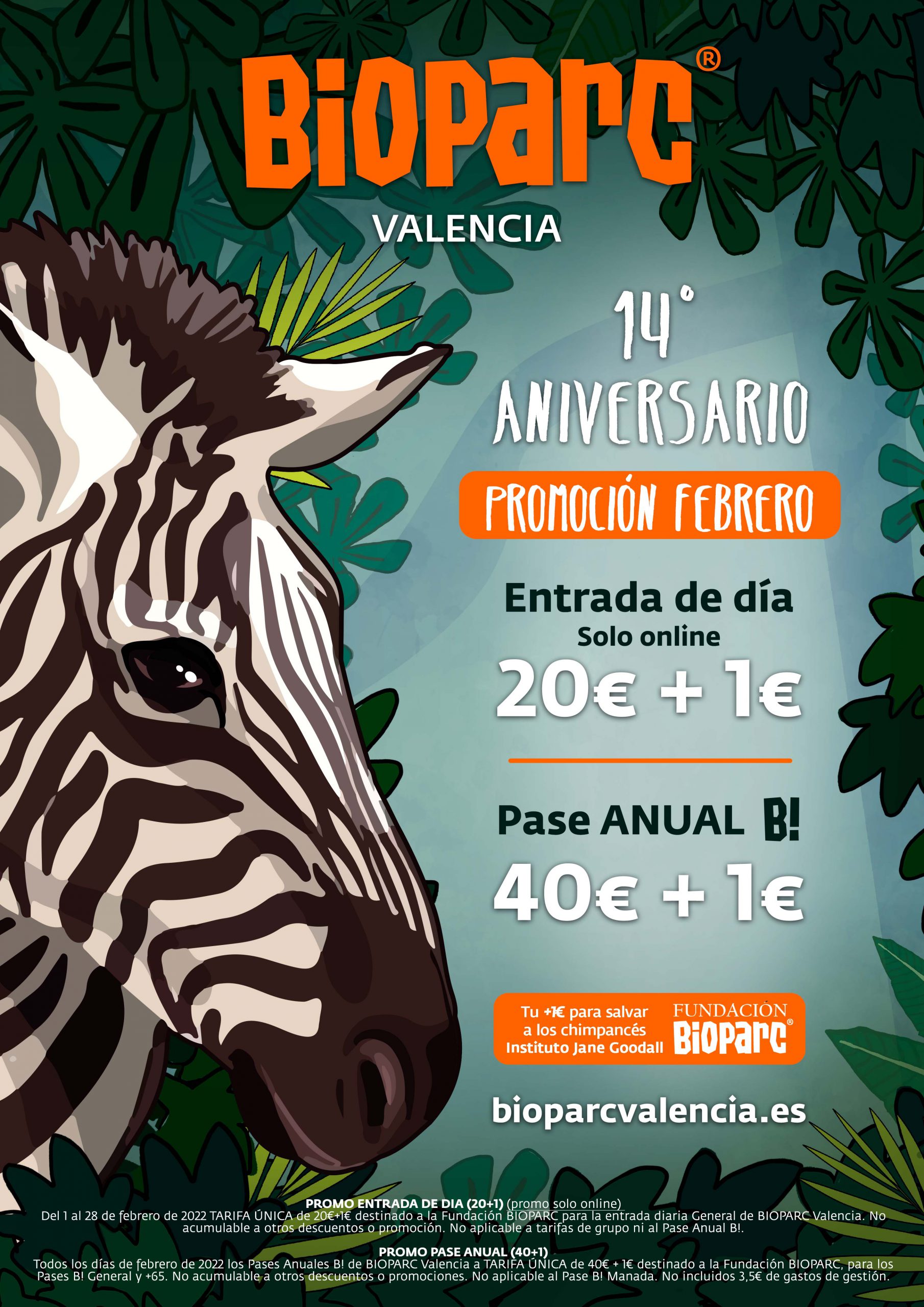 Promoción 14 aniversario BIOPARC Valencia